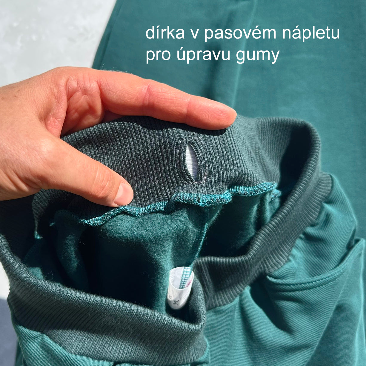 Tepláky Walk tmavé smaragdové
