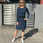 Šaty Tiffany tmavě modré denim