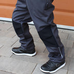 Jarní/podzimní softshell kalhoty šedé