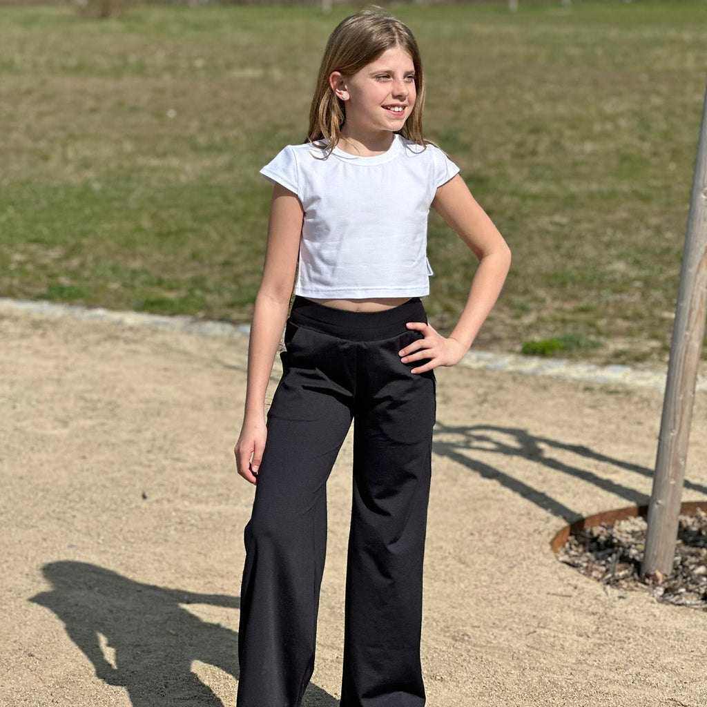 Crop top bílý