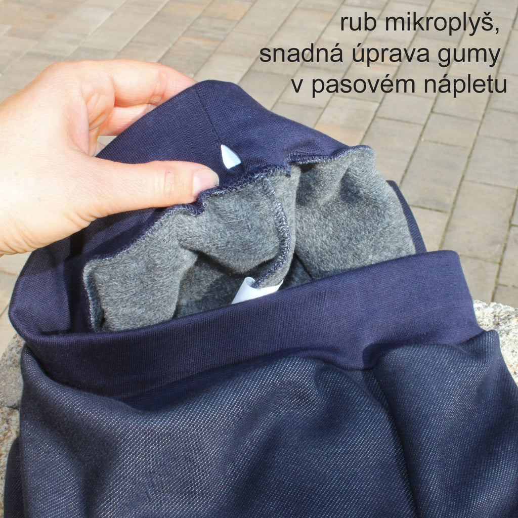 Zimní legíny WARMKEEPER denim