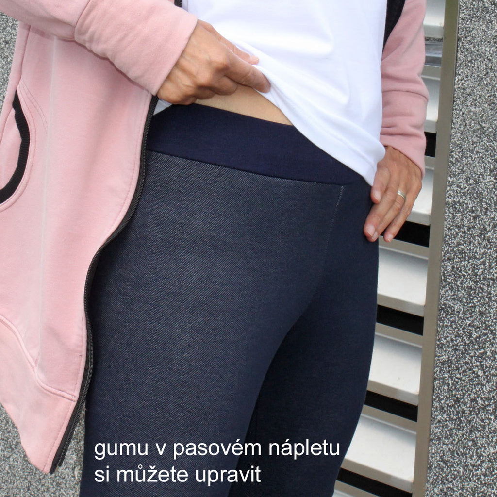 Zimní legíny WARMKEEPER denim