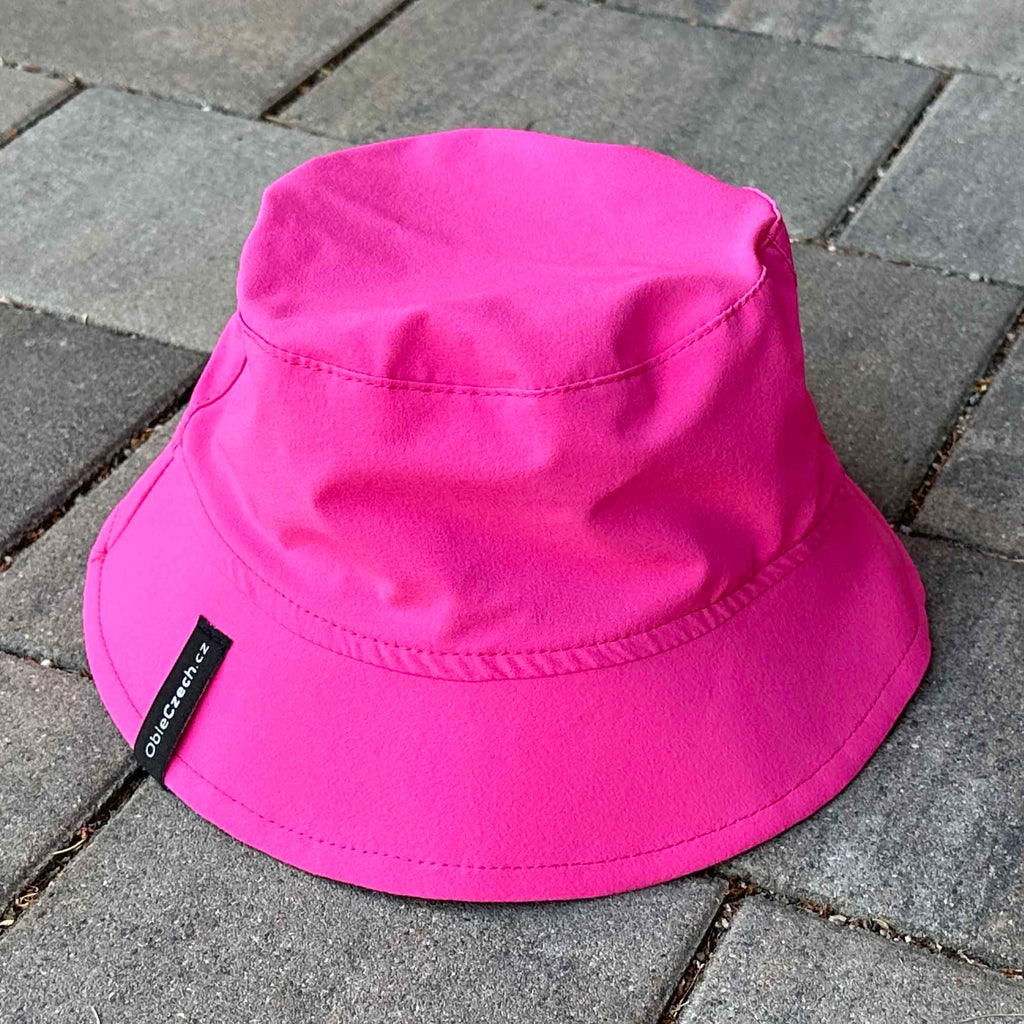 Klobouk funkční tmavě růžový
