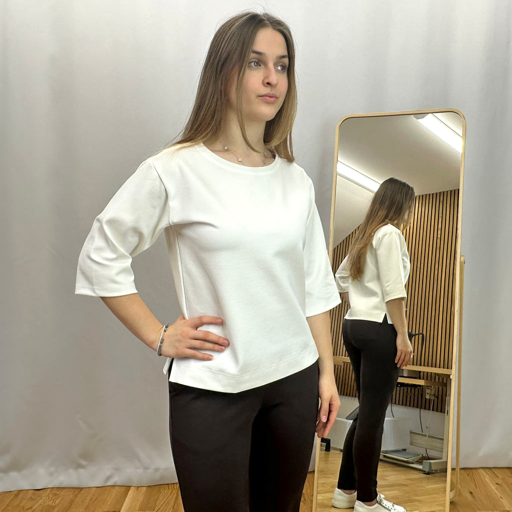 Dámské triko elegantní smetanové