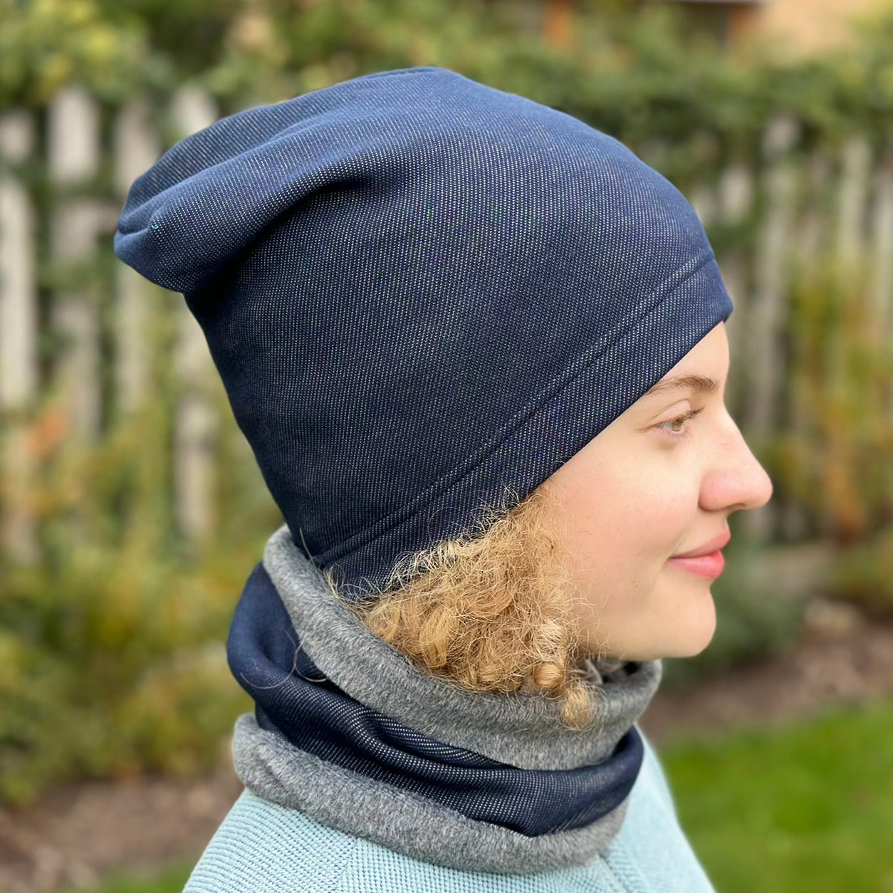 Zimní čepice tmavě modrá denim (warmkeeper)