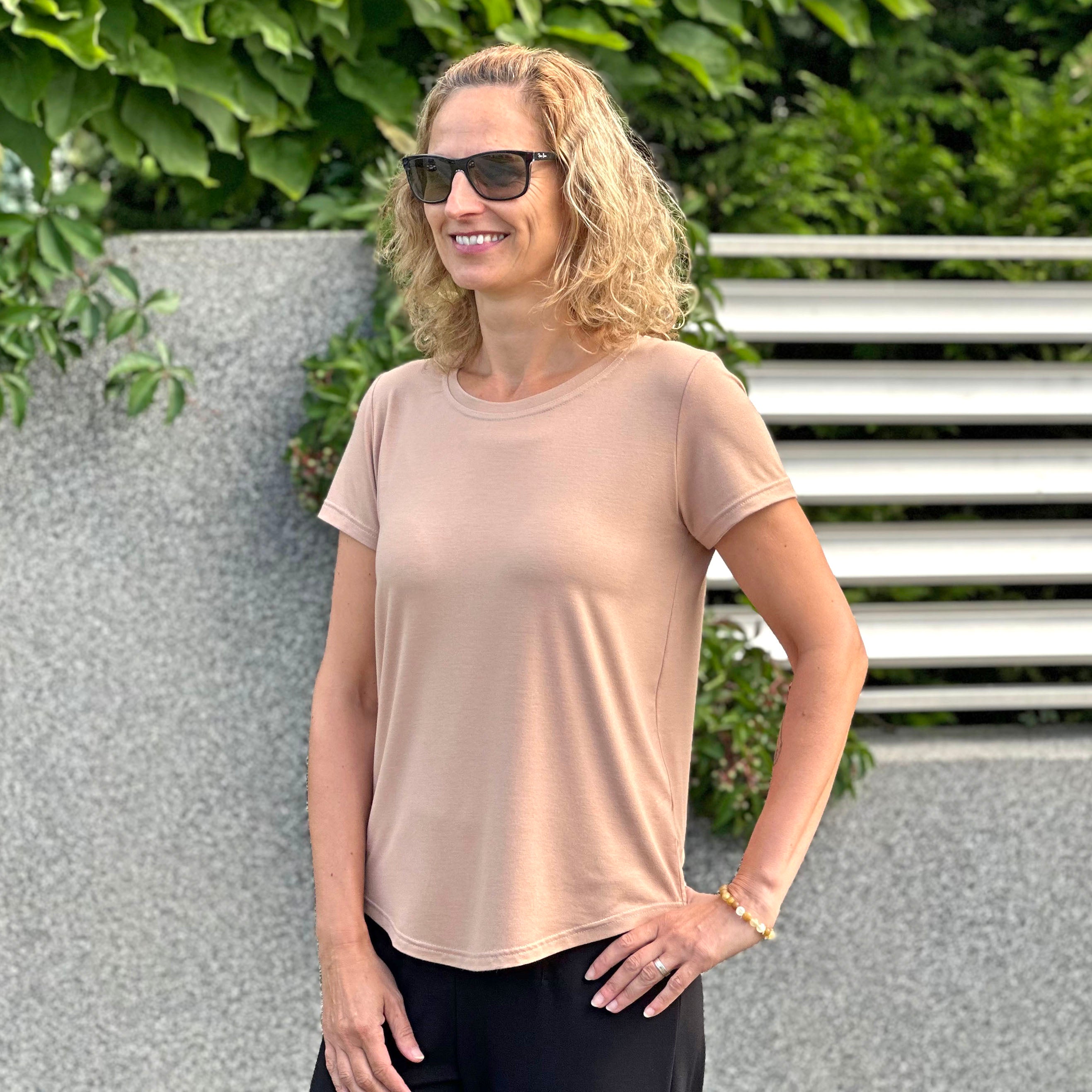Tričko Zoe camel