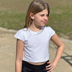 Crop top bílý