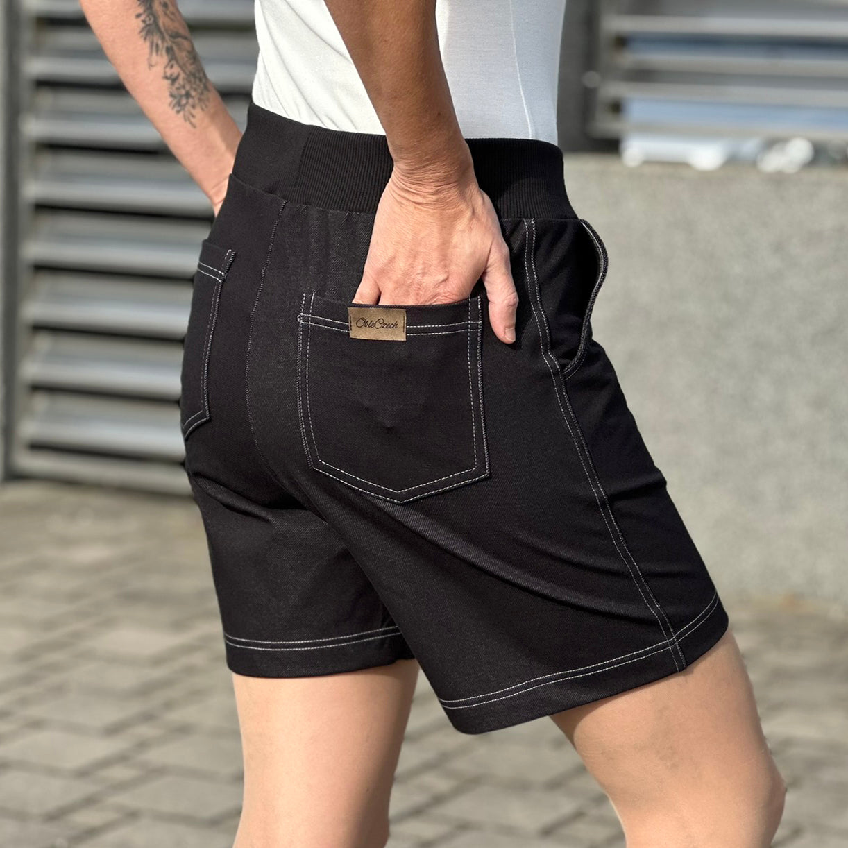 Kraťasy Lada džínové