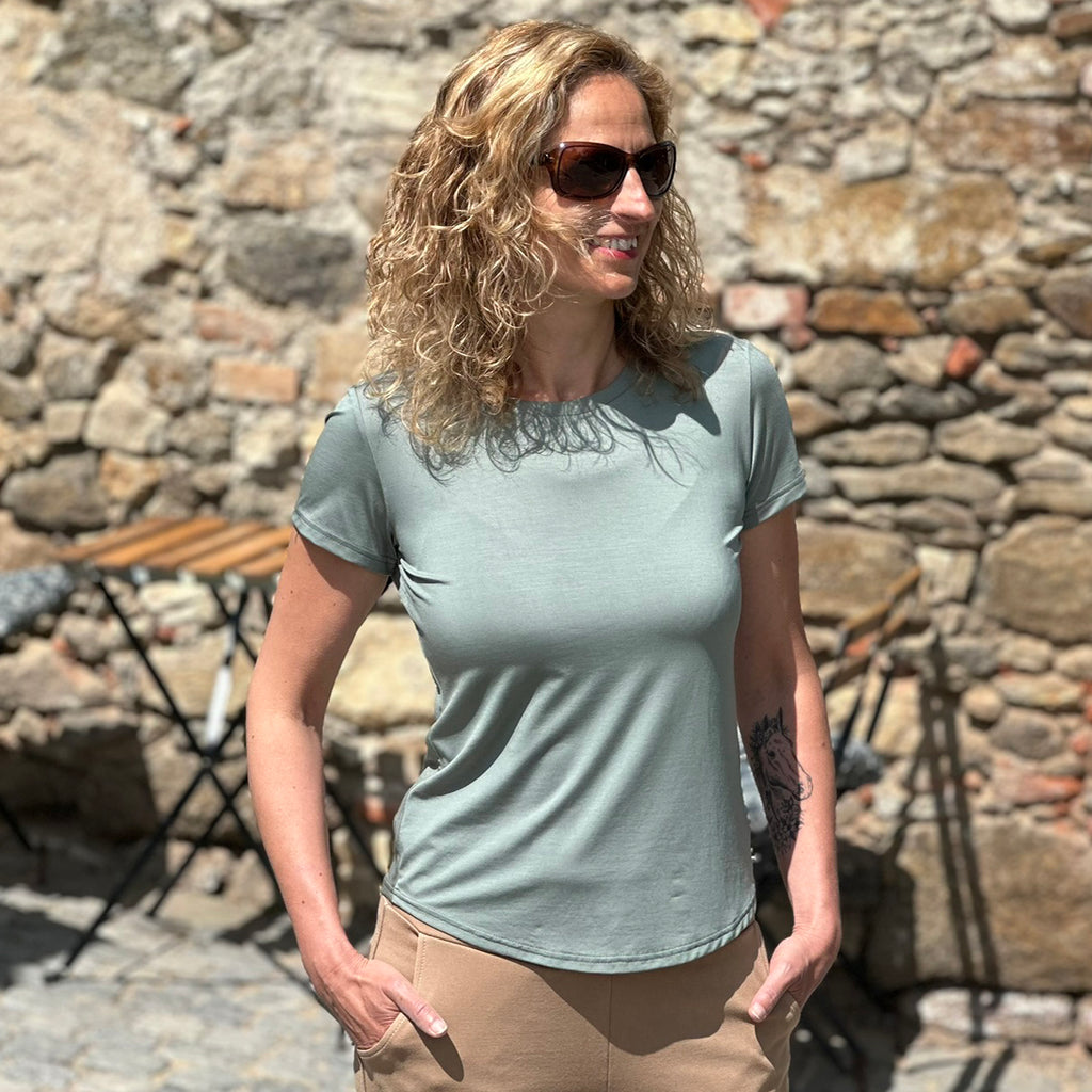 Tričko Zoe dusty green