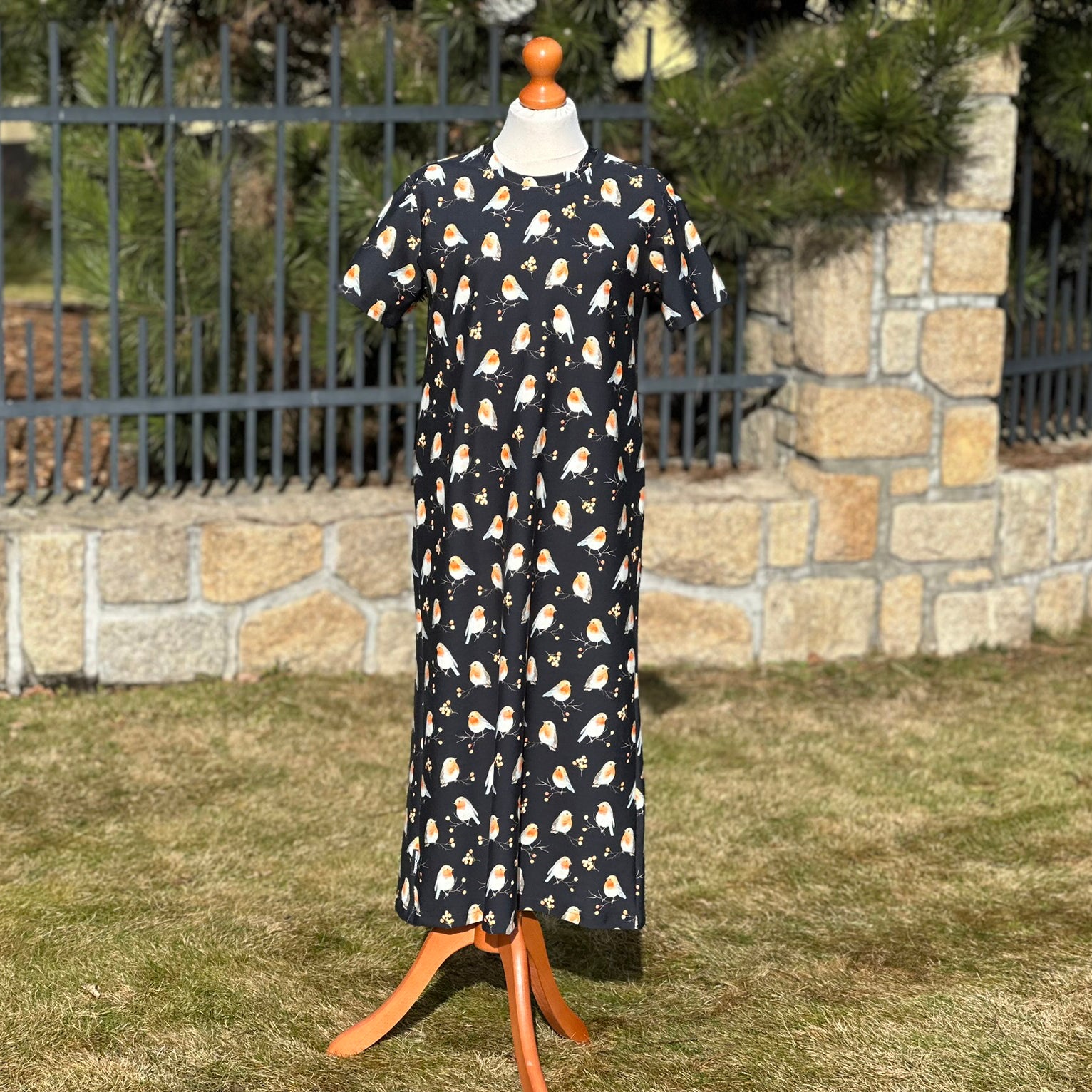 Dívčí noční košile ptáčci