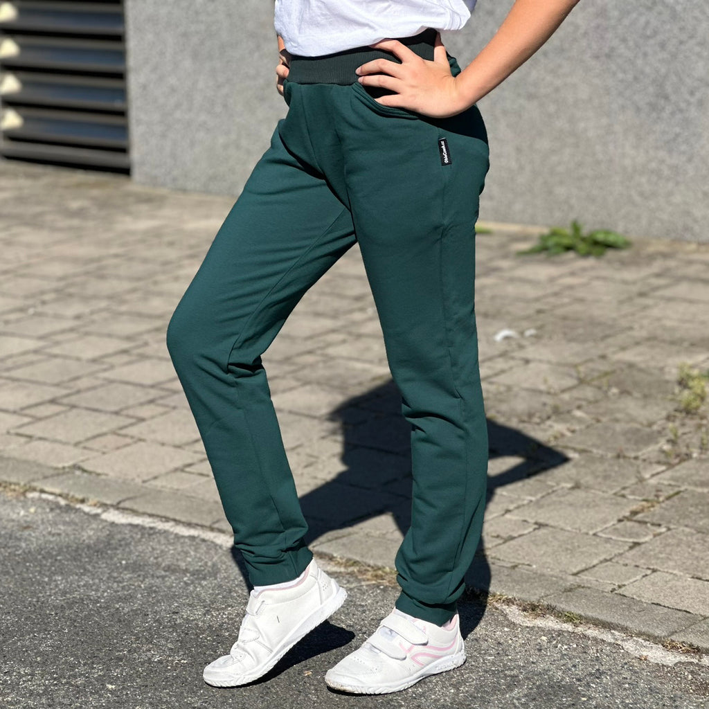 Tepláky Walk tmavé smaragdové