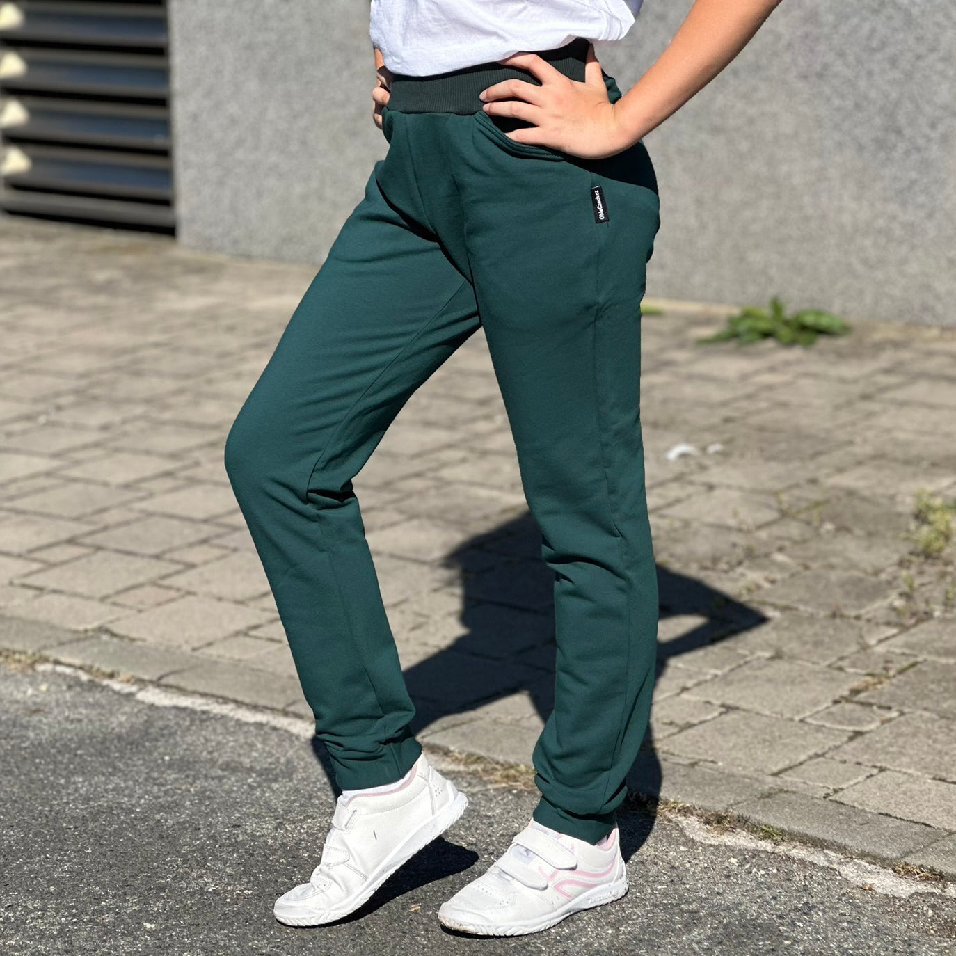Tepláky Walk tmavé smaragdové