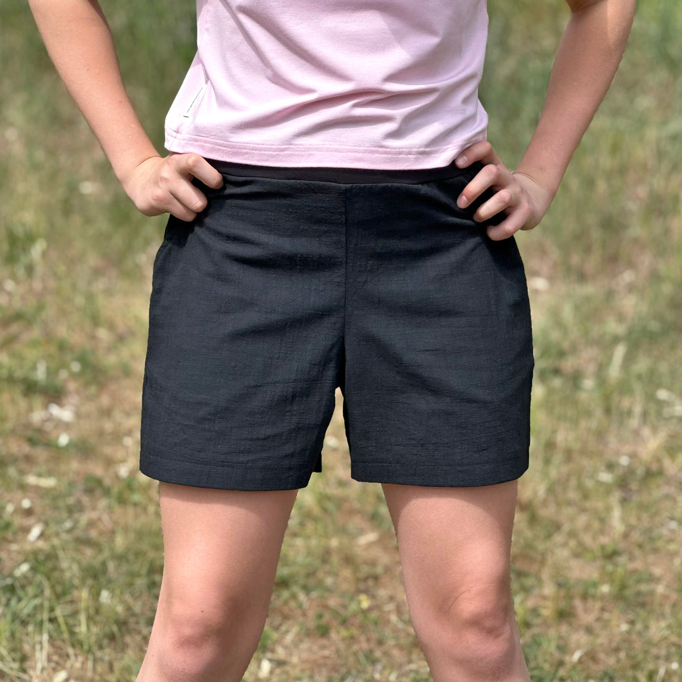 Kraťasy Walk dívčí 100 % LEN