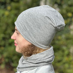 Jaro/podzim čepice z TEPLÁKOVINY