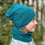 Jaro/podzim čepice z TEPLÁKOVINY