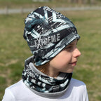Zimní čepice z BAVLNĚNÉHO FLEECU
