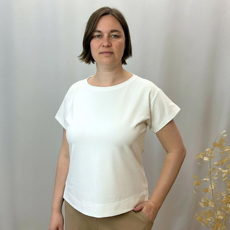 Dámské tričko smetanové