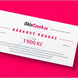 ObleCzech - dárkový poukaz 1 500 Kč