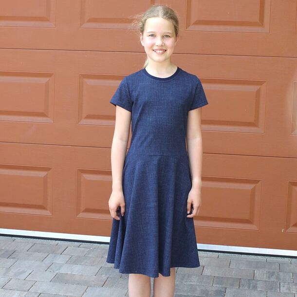 Letní šaty Lili s kolovou sukní - více barev