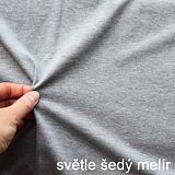 světle šedý melír